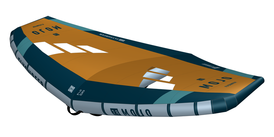 Flysurfer MOJO Surf Wing - Segel für Wingfoilen, Wingsurfen, Wing-Skateboarden und Wing-Skiing/Snowboarding