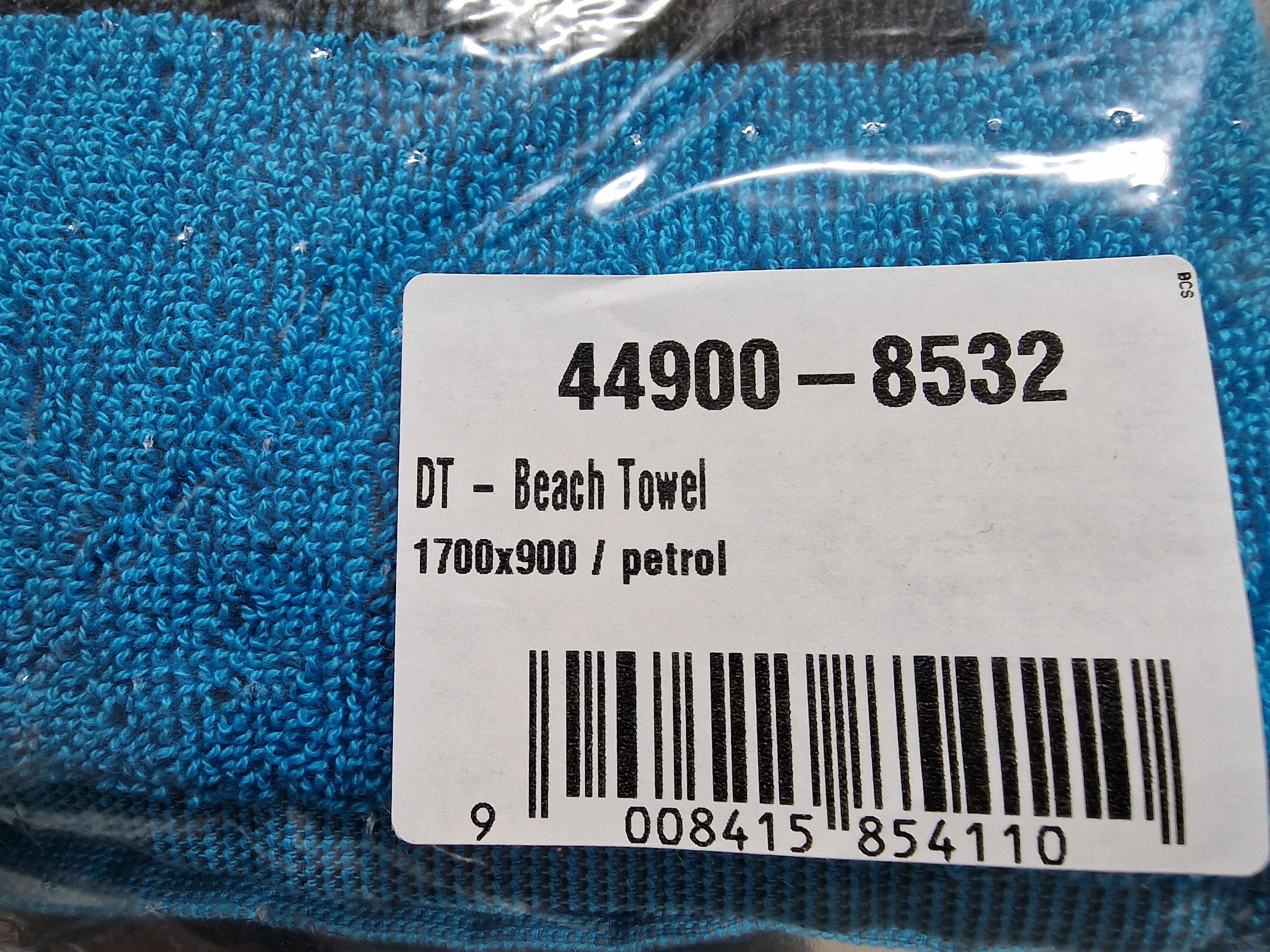 Handtuch Duotone / Beach Towel 1700 cm mal 900 cm / petrol
