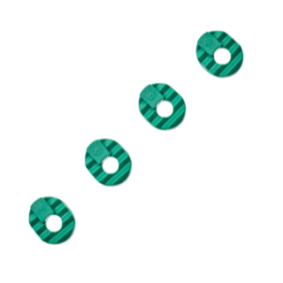 Duotone Entity NTT washers (4 Stück) - Set mit Unterleger von Bindungsschrauben / kompatibel mit North NTT