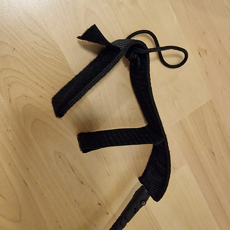 Hip-Leash mit Spiralkabel und Klett / Hüftleash gewendelt (Coiled Hip Safety Leash) für Wing und SUP 