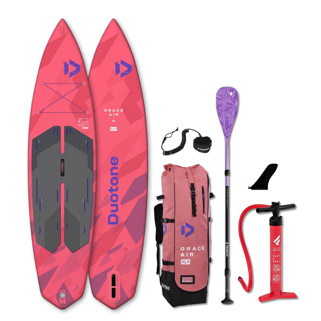 Duotone ISUP Package Grace Air SLS - Allround SUP für Frauen mit Zubehör
